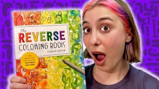 Colorear AL REVÉS 🤨 Reverse coloring book [upl. by Zara]