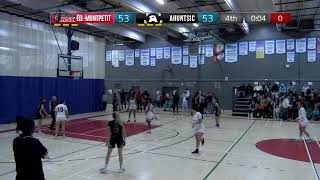 RSEQ BASKETBALL FEMININ D2 AHUNTSIC VS EDOUARDMONTPETIT 22102023 [upl. by Etteroma]