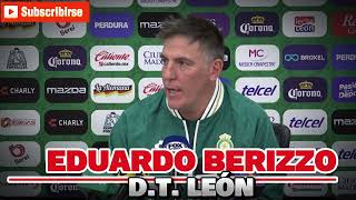 DURÍSIMO DEBUT DE EDUARDO BERIZZO EN ligamx CON leon EL ESTRATEGA ENCARARÁ EL MOMENTO [upl. by Paehpos508]