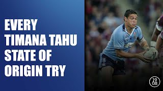 Every Timana Tahu State of Origin try [upl. by Fulcher]