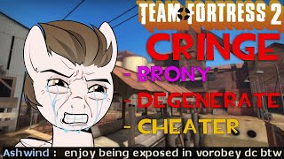 TF2 CRINGE THE CHEATING BRONY [upl. by Dorolice]