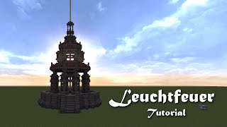 Minecraft Tutorial  Ein Leuchtfeuer bauen  build a Beacon 1 [upl. by Melli]