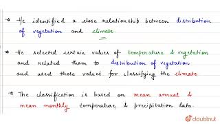 KOEPPENS SCHEME OF CLASSIFICATION OF CLIMATE [upl. by Ennaerb657]