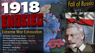 BEST HOI4 PLAYER VS ENDSIEG 1918 CAN THE KAISER SURVIVE WW1 AND SAVE GERMANY  Hearts of Iron 4 [upl. by Breena]