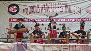 Mewek Mewek  Nikrimchi  Contemporary Garo Folk Song  100 Drums Wangala Festival 2024 [upl. by Wakeen]