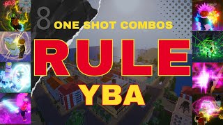 8 One Shot Combos RULE YBA Now [upl. by Corene]