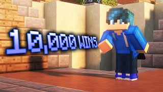 Getting 10000 Solo Wins amp Level 43 Hypixel Skywars [upl. by Herc]