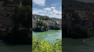 Laufenburg an old town on the Rhine travel shorts [upl. by Seaddon]