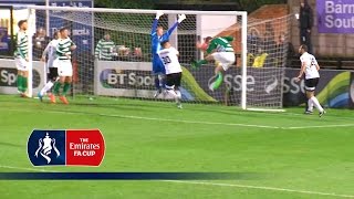 Boreham Wood 12 Northwich Victoria Replay Emirates FA Cup 201516 R1  Goals amp Highlights [upl. by Rawdin348]