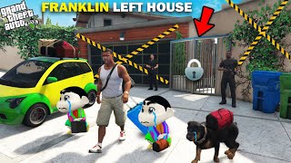 Franklin Shinchan amp Pinchan Left Their House Forever in GTA 5 [upl. by Sugna]