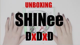 Unboxing SHINee DxDxD Japanese Full Album Regular Edition [upl. by Samalla]