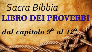 Sacra Bibbia Proverbi dal capitolo 9° al 12° [upl. by Maxy]