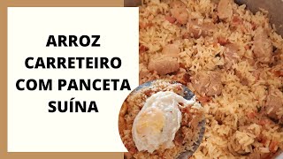 ARROZ CARRETEIRO COM PANCETA SUÍNA [upl. by Stoddart989]