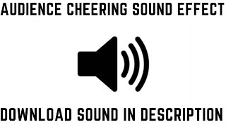 Audience Cheering Sound Effect [upl. by Inafit]