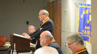 Knights of Pythias Cardozo Lodge Chancellor Commander opening remarks [upl. by Sayette]