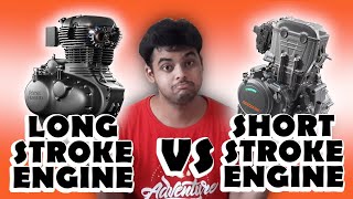 LONG STROKE ENGINE VS SHORT STROKE ENGINE Which one is Better [upl. by Fish]