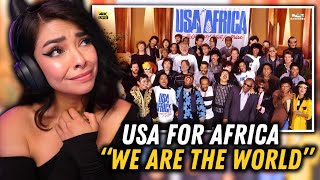 USA For Africa  We Are the World  FIRST TIME REACTION [upl. by Atteloc460]