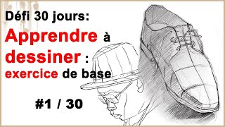 Apprendre à DESSINER  exercice de base  Défi 30 jours  130 [upl. by Divaj]