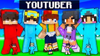 Building Every YouTuber In Minecraft [upl. by Sokcin508]