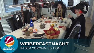 Weiberfastnacht Rintelner Hexen feiern Karneval trotz Corona [upl. by Neva]