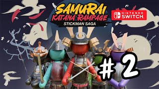 Samurai Katana Rampage Stickman Saga Nintendo Switch Gameplay [upl. by Cummings]