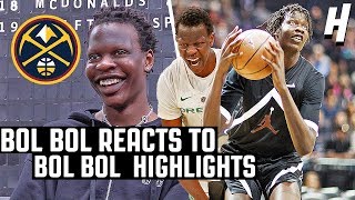 Bol Bol Reacts To Bol Bol Highlights  The Reel [upl. by Nicholas]