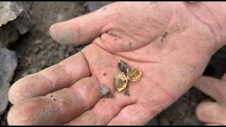 Digging Herkimer Diamond Quartz gems right out of the ground in Upstate NY digging mining [upl. by Thar]