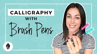 Beginners Guide To Using Brush Pens for Modern Calligraphy [upl. by Donna]