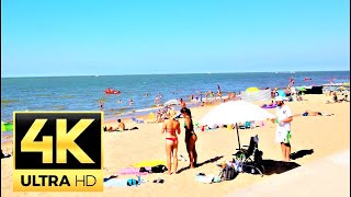 Wenduine Belgium 🇧🇪 beach Promenade walk  4K 60FPS [upl. by Ahola]