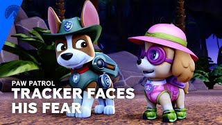 PAW Patrol  Tracker Faces His Fear S7 E26  Paramount [upl. by Hugibert]