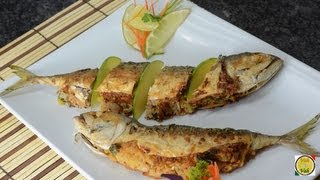 Massaged and Stuffed Indian Mackerel  By Vahchef  vahrehvahcom [upl. by Inez]