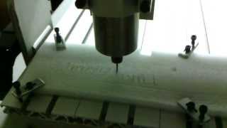 LinuxCNC 25 running a 6040Z desktop CNC mill [upl. by Gnilrad]