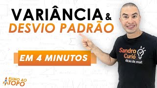 FÁCIL e RÁPIDO  VARIÂNCIA e DESVIO PADRÃO [upl. by Manwell802]