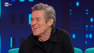 Lintervista a Willem Dafoe  Stasera cè Cattelan su Rai 2 del 23012024 [upl. by Pardoes774]