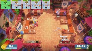 Overcooked All You Can EatWorld Food Festival 11 4 Stars 2player coop [upl. by Niras]