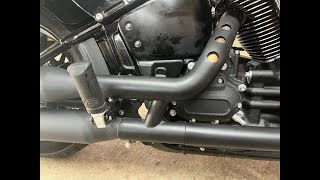 HarleyDavidson 2022 Street Bob 114 Oil and Filter Change [upl. by Wes232]