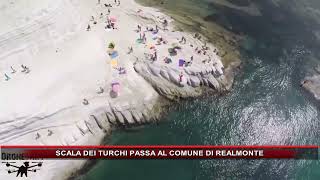 SCALA DEI TURCHI PASSA AL COMUNE DI REALMONTE [upl. by Oj403]