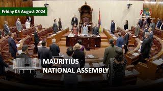 LIVE Parliamentary Sitting  Monday 05 August 2024 [upl. by Tterb]