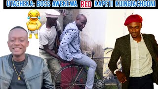 TAZAMA NDARO NA LEONARDO WALIVYOCHEKESHWA BOSS KUWEKEWA RED KAPETI KUINGIA CHOONI NA BAISKELI 😂 [upl. by Besnard]