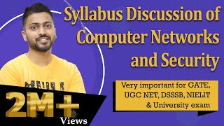 Lec1 Computer Networks and Security Full Syllabus for GATE UGC NETDSSSBNIELIT amp University exam [upl. by Bary]