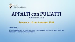 quotAppalti con Puliattiquot n 10  Accorgimenti per evitare errori di pubblicazione sul MePA [upl. by Puff]