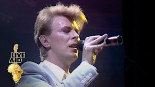 David Bowie  Heroes Live Aid 1985 [upl. by Jerrome]