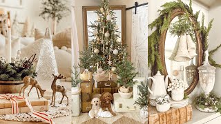 Rustic Holidays Farmhouse Christmas Decor Ideas [upl. by Marcy]