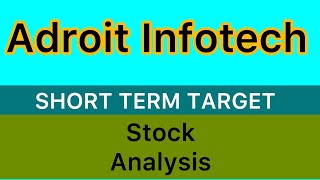 ADROIT INFOTECH LTD STOCK TARGET 🟦 ADROIT INFOTECH STOCK NEWS  ADROIT INFOTECH ANALYSIS 131124 [upl. by Lladnew]