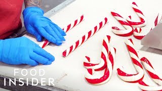 100YearOld Candy Factory Makes 10 Million Candy Canes Per Year  Legendary Eats [upl. by Sibelle]