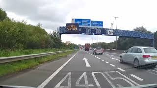 Dash Cam Journey from Duffryn Newport across the M4 Motorway onto Llantarnam Cwmbran [upl. by Westleigh]