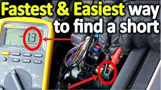 How to find a short in a modern car fast and easy The correct way [upl. by Alorac]