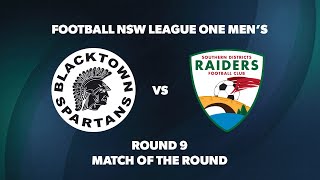 League One Mens Round 9 Blacktown Spartans FC v SD Raiders FC [upl. by Ramsa]