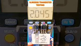 How to Test NJW0302G PNP Transistor 💯 [upl. by Camille]