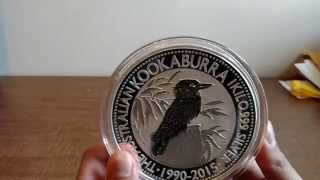 2015 kookaburra 1 kilo silver coin [upl. by Manas]